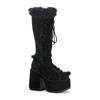DemoniaCult - CAMEL311 Plateau Laarzen - Zwart Product image